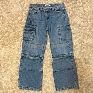 GARAGE DENIM CARGO JEANS